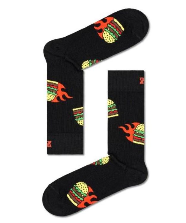 Happy Socks Blast Off Burger Socks GIFT SET (P000310 2-PACK) - WeekendMode