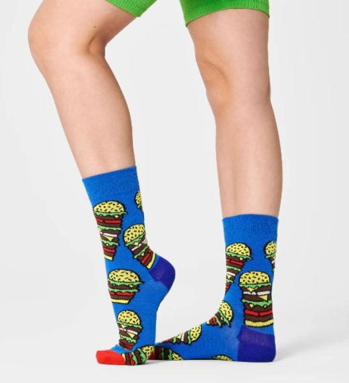 Happy Socks Burger Sock (BUR01-6000) - WeekendMode