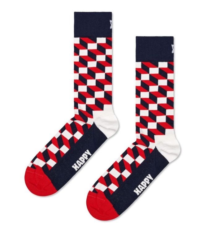 Happy Socks Classic navy socks gift 4-pack (XBDO09-6002) - WeekendMode