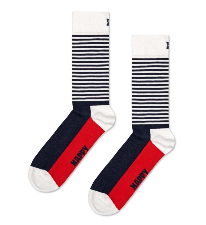 Happy Socks Classic navy socks gift 4-pack (XBDO09-6002) - WeekendMode