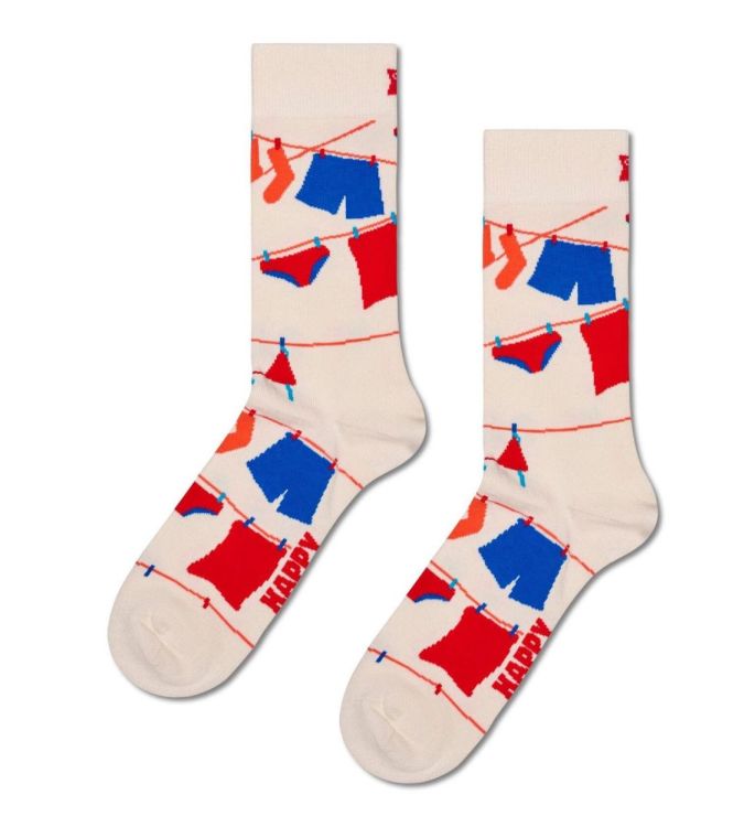 Happy Socks Clothesline Sock (P004488/1000) - WeekendMode