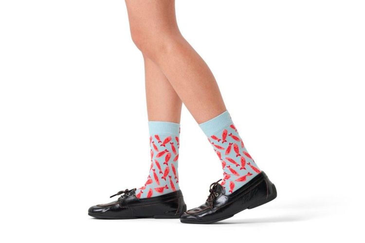 Happy Socks Sardine Sock (P004486/6000 Lichtblauw) - WeekendMode