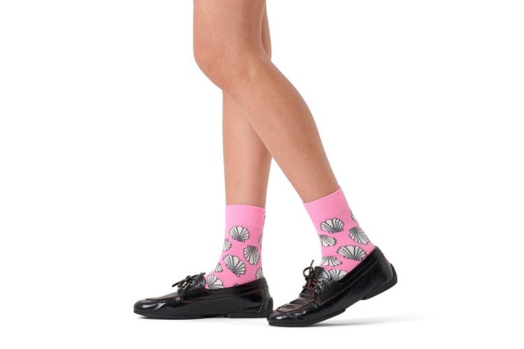 Happy Socks Sea Shell Short Crew Sock (P004563/3000) - WeekendMode
