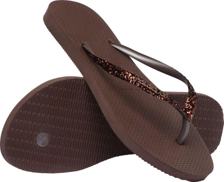 Havaianas Hav. Slim Glitter II (4146975.0727 Dark Brown) - WeekendMode