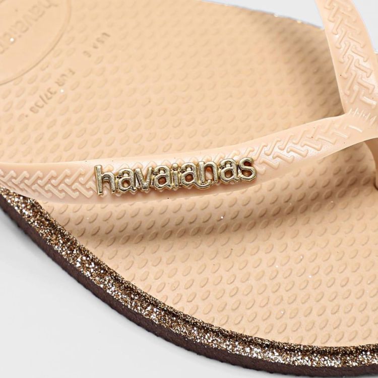 Havaianas Hav. Top Point Glitter (4150157.1859 dark brown/golden) - WeekendMode