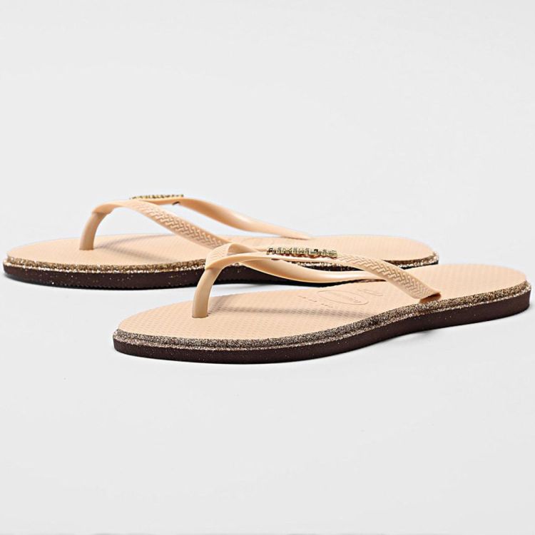 Havaianas Hav. Top Point Glitter (4150157.1859 dark brown/golden) - WeekendMode