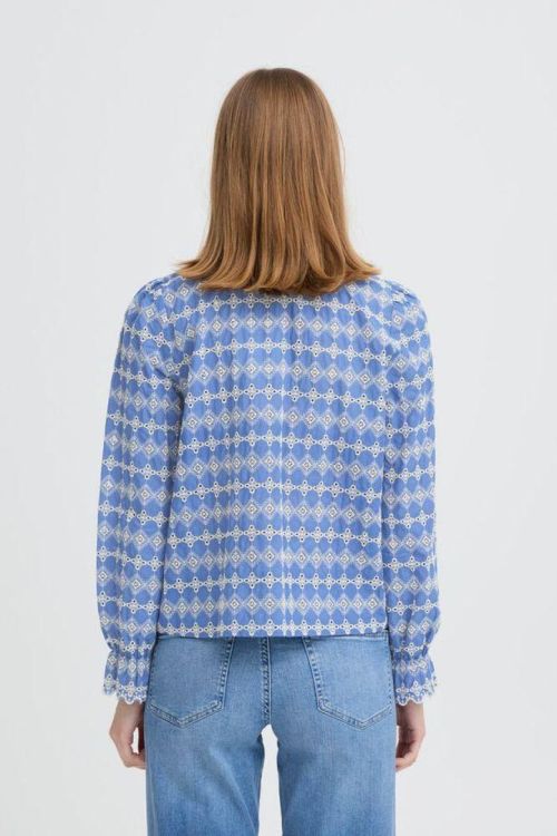 ICHI Blouse (20125083/Bel Air Blue) - WeekendMode