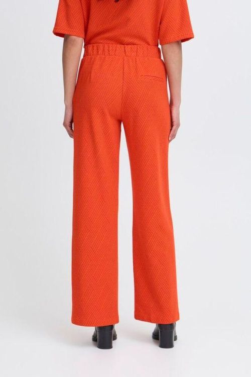 ICHI Casual Pants (20124149/OBIA JACQUARD) - WeekendMode