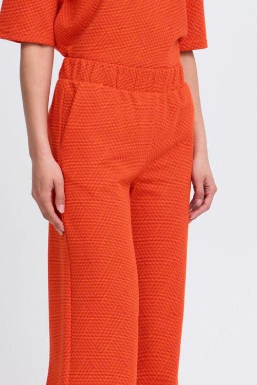 ICHI Casual Pants (20124149/OBIA JACQUARD) - WeekendMode