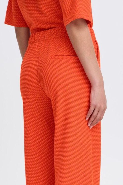 ICHI Casual Pants (20124149/OBIA JACQUARD) - WeekendMode