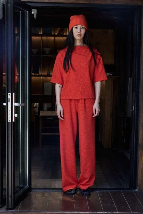 ICHI Casual Pants (20124149/OBIA JACQUARD) - WeekendMode