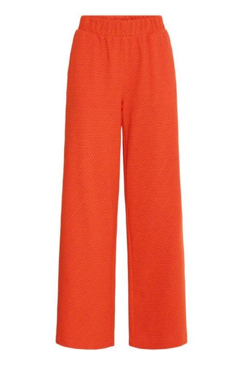 ICHI Casual Pants (20124149/OBIA JACQUARD) - WeekendMode