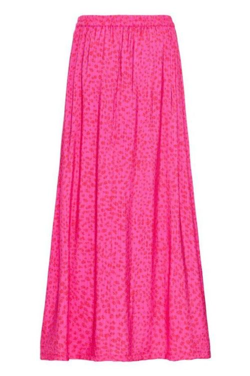 ICHI Casual rok (20125931/VERY BERRY/FIERY RED DOT) - WeekendMode