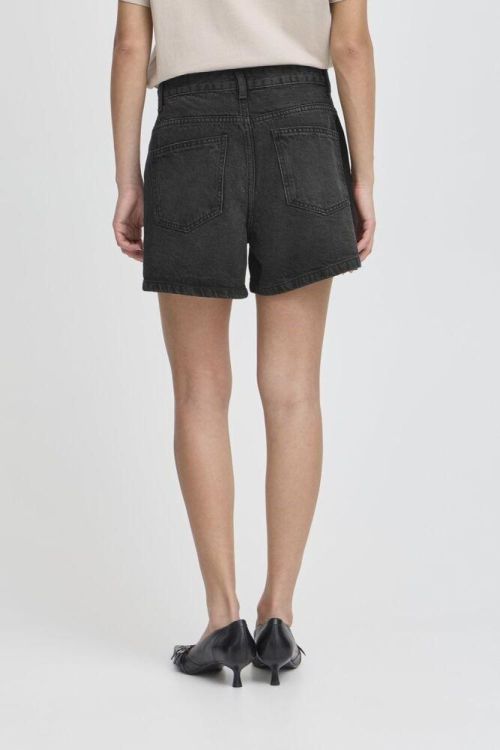 ICHI Denim Shorts (20121297/Washed black) - WeekendMode