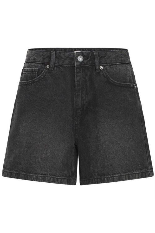 ICHI Denim Shorts (20121297/Washed black) - WeekendMode