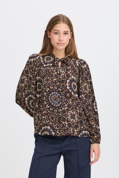 ICHI Long sleeve (20124609/KALEIDOSCOPE) - WeekendMode