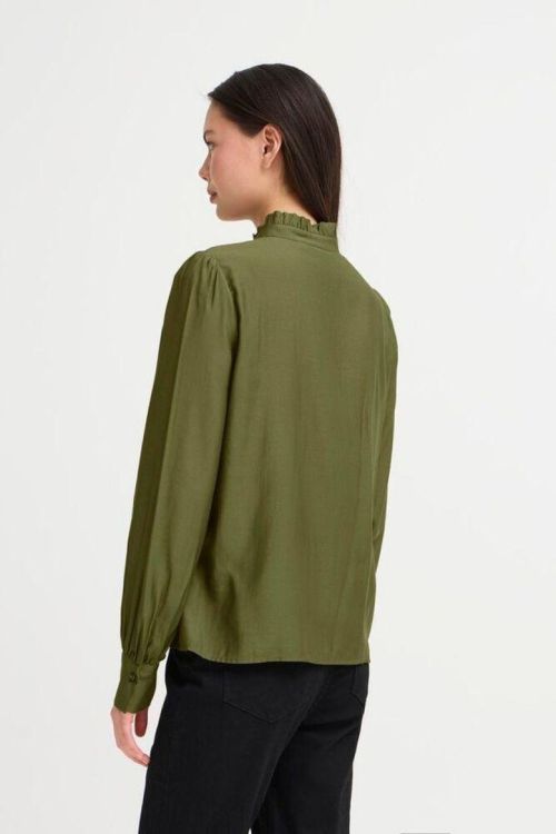 ICHI Long sleeve (20121887/Rifle Green) - WeekendMode