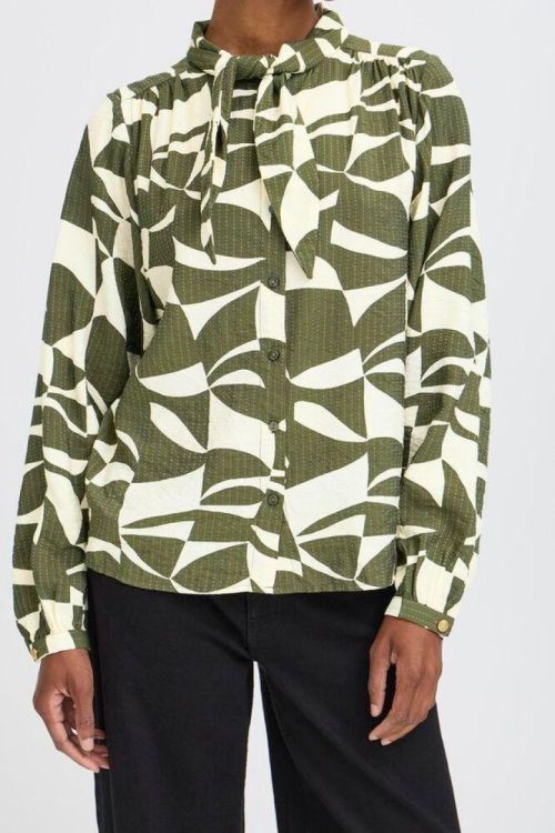 ICHI Long sleeve (20124286/WAVY GRAPHIC) - WeekendMode