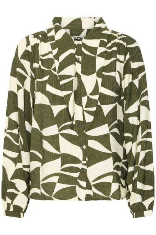 ICHI Long sleeve (20124286/WAVY GRAPHIC) - WeekendMode