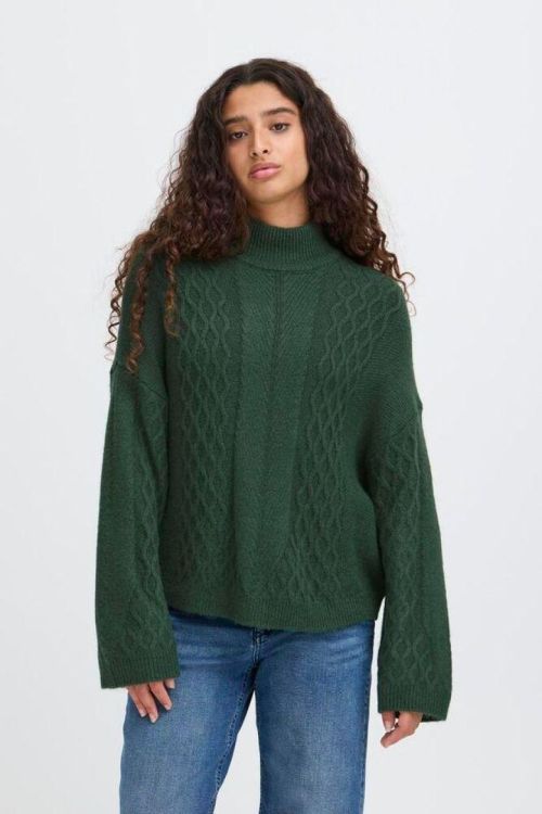 ICHI Long sleeve (20124555/Pineneedle) - WeekendMode