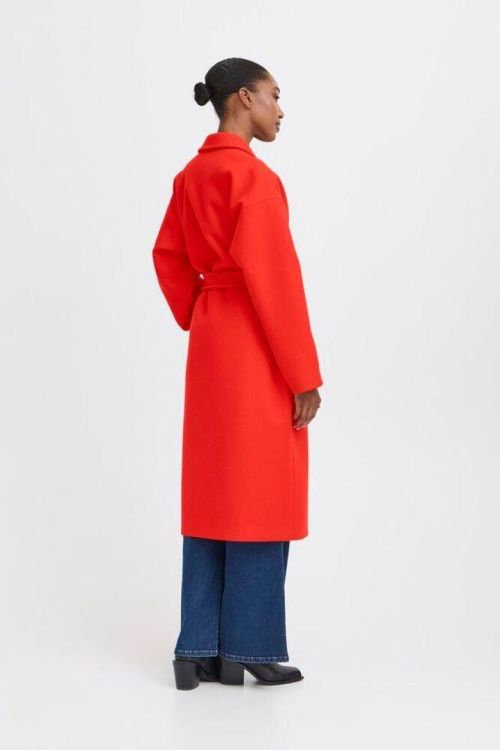 ICHI Outerwear (20123144/Fiery Red) - WeekendMode