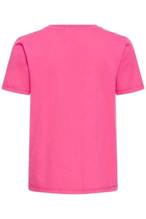 ICHI Short sleeve (20125984/VERY BERRY/MELLOW YELLOW) - WeekendMode