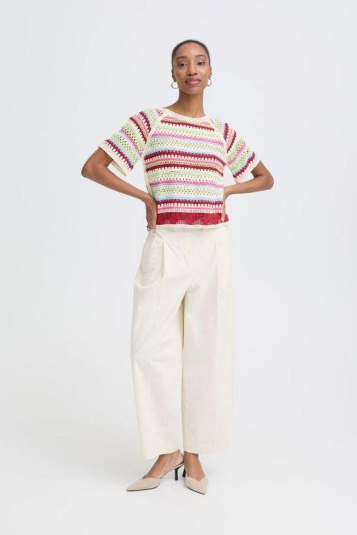 ICHI Short sleeve (20125661/MULTICOLOR STRIPE) - WeekendMode