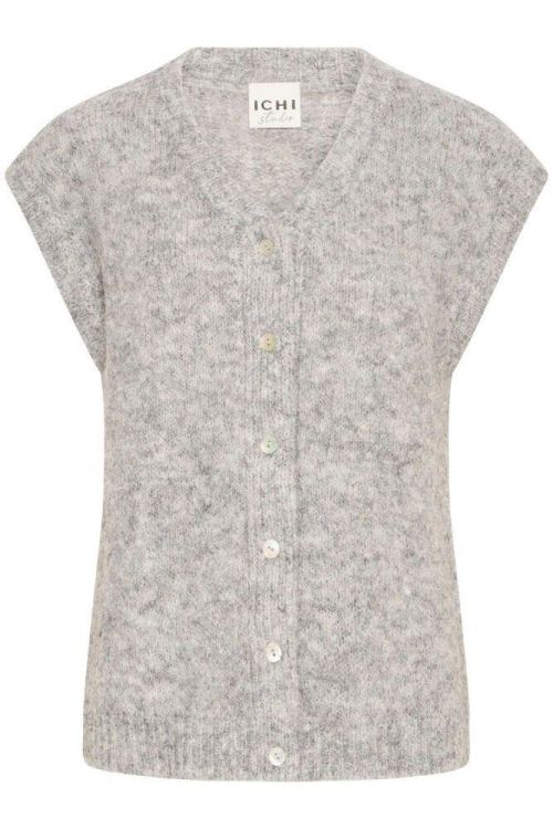 ICHI Sleeveless (20124197/Light grey melange) - WeekendMode