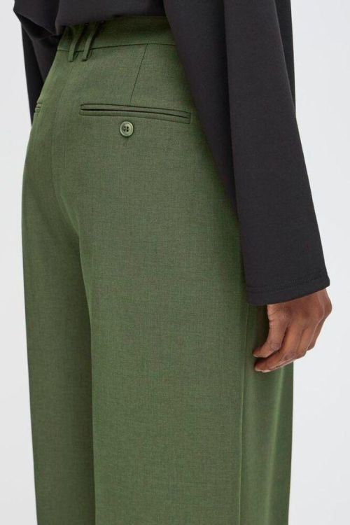 ICHI Suiting Pants (20124230/Rifle Green Melange) - WeekendMode