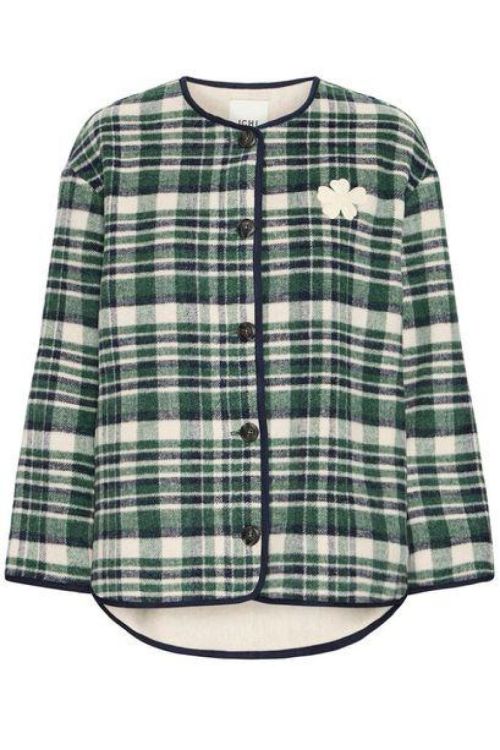 ICHI Transeasonal jackets (20124430/PINENEEDLE CHECK) - WeekendMode