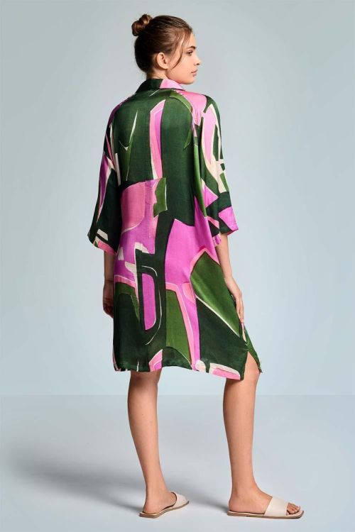 Iconique Annabelle Shirt Dress (IC26-098-MLT) - WeekendMode