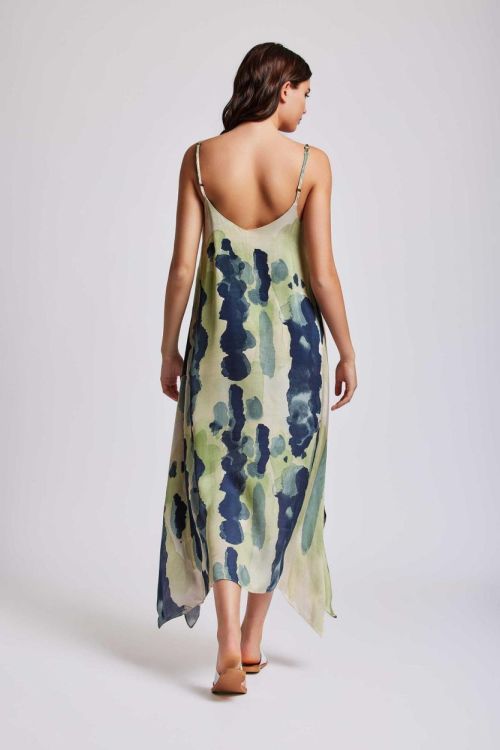 Iconique Eden Garden Gemma Strappy dress (IC24-138-MLT) - WeekendMode