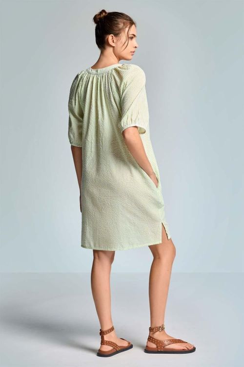 Iconique Giorgia 3/4 Sleeves Loose Fit Dress (IC26-103-GREEN) - WeekendMode