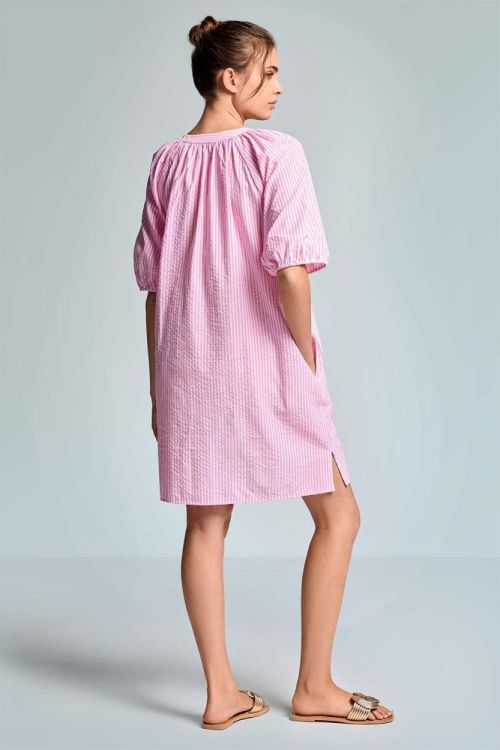 Iconique Giorgia 3/4 Sleeves Loose Fit Dress (IC26-103-PK) - WeekendMode