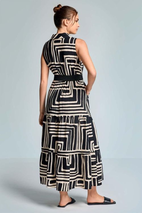 Iconique Ivana Sleeveless Maxi Shirt Dress (IC26-110-MLT) - WeekendMode