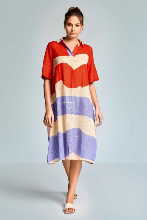 Iconique Lydia Maxi Kaftan (IC26-078-MLT) - WeekendMode