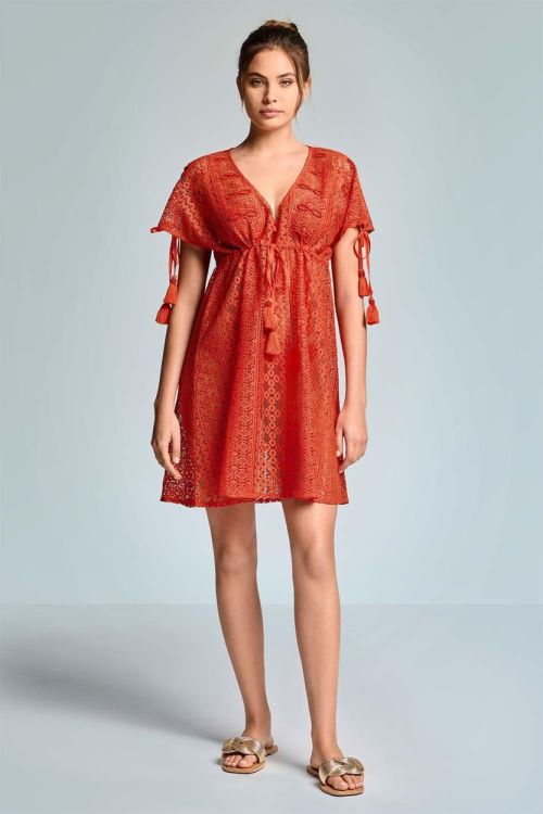 Iconique Zig Zag - Molly Cover Up (IC26-118-RE) - WeekendMode