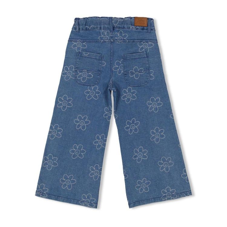 Jubel Jeans wide leg AOP - Rolling into Spring (92200500/L.blauw denim) - WeekendMode