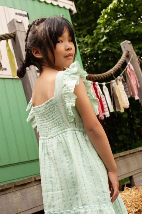 Jubel Jurk mousseline - Lazy Lagoon (91400430/Mint) - WeekendMode