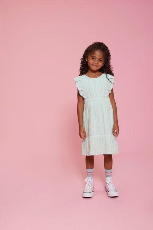 Jubel Jurk mousseline - Lazy Lagoon (91400430/Mint) - WeekendMode