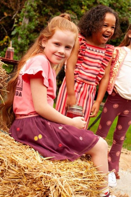 Jubel Rok tule - Salsa Sunset (90600320/Bordeaux) - WeekendMode