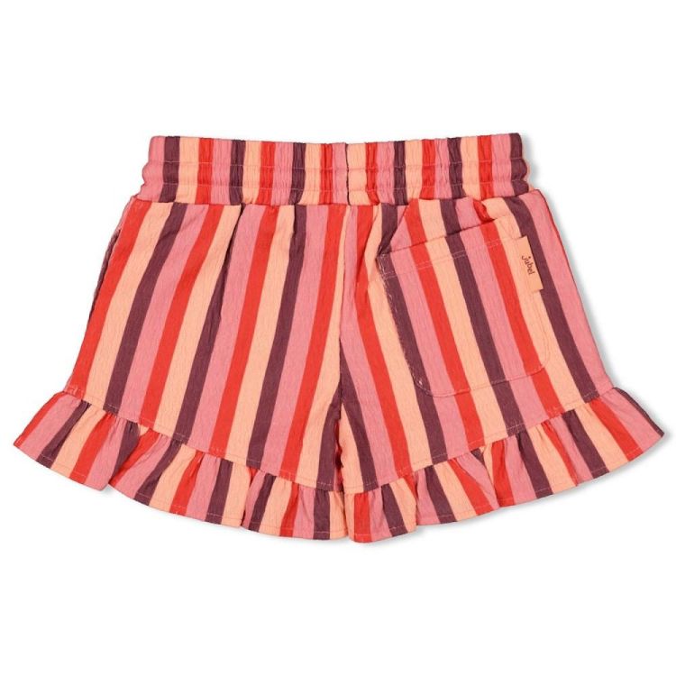 Jubel Short streep seersucker - Salsa Sunset (92100151/Zalm) - WeekendMode