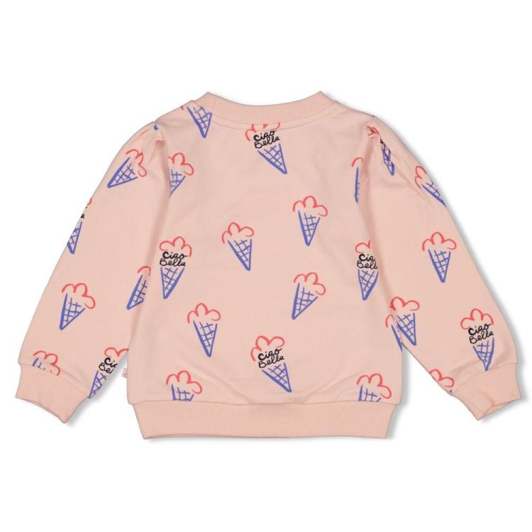 Jubel Sweater AOP - Ciao Bella (91600416/Roze) - WeekendMode