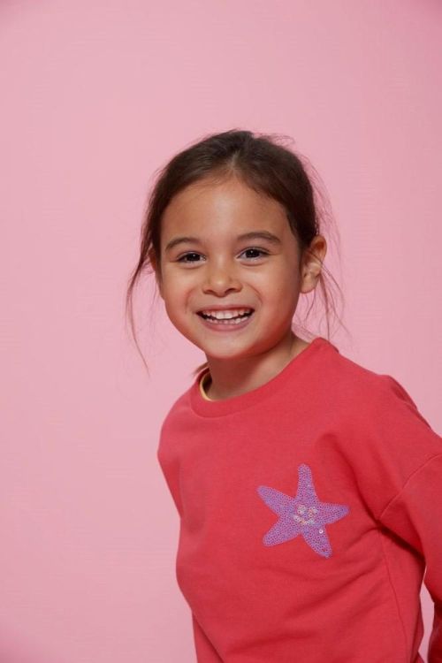 Jubel Sweater - Lazy Lagoon (91600465/Fuchsia) - WeekendMode