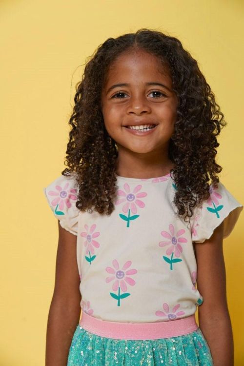 Jubel T-shirt AOP - Rolling into Spring (91700427/Offwhite) - WeekendMode