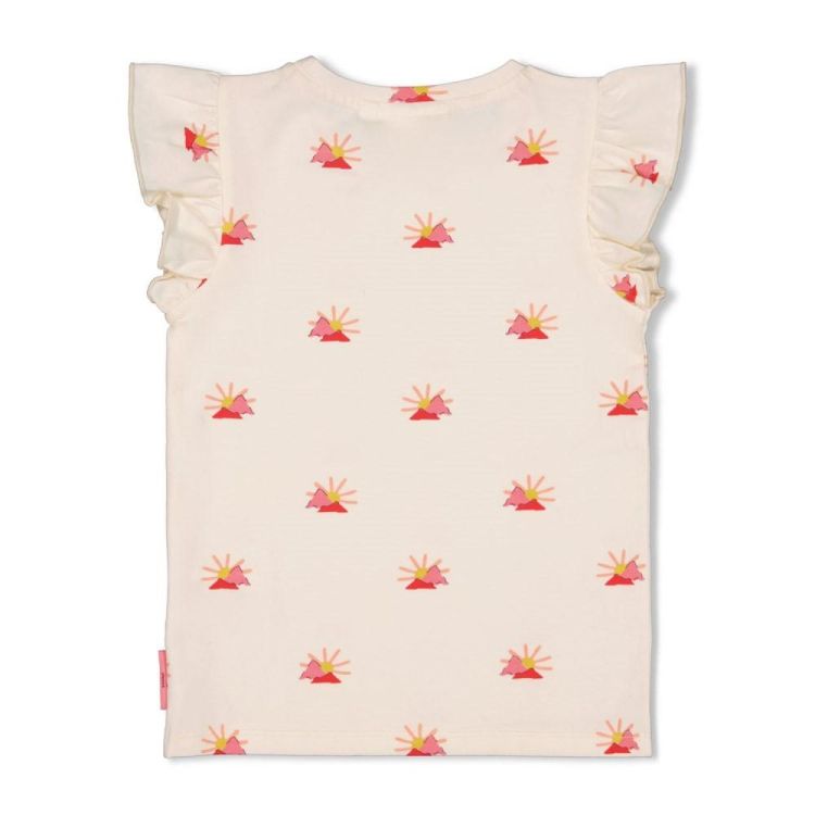 Jubel T-shirt AOP - Salsa Sunset (91700442/Offwhite) - WeekendMode