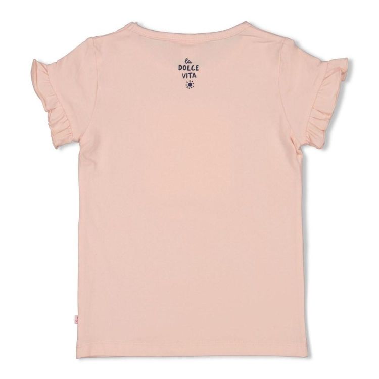 Jubel T-shirt - Ciao Bella (91700401/Roze) - WeekendMode