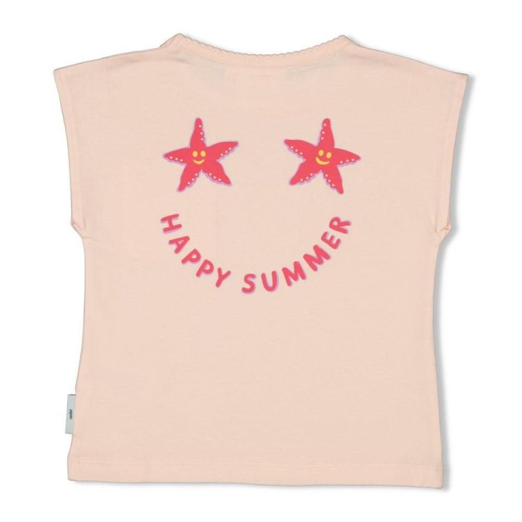 Jubel T-shirt met backprint - Lazy Lagoon (91700444/l.Roze) - WeekendMode