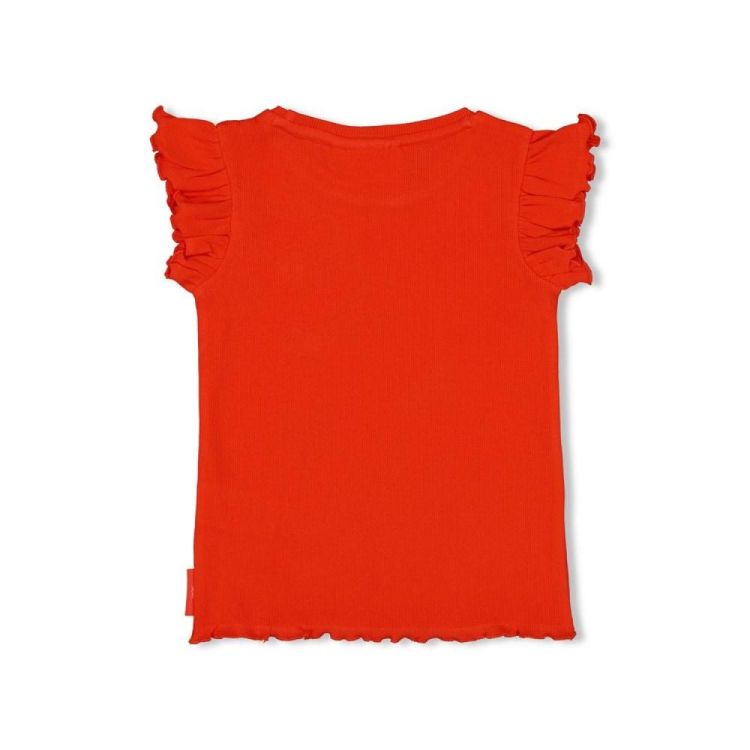 Jubel T-shirt rib - Berry Nice (91700390/Rood) - WeekendMode