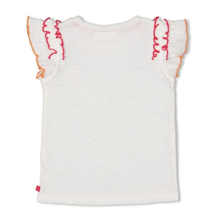 Jubel T-shirt ruches - Samba Shake (91700412/Offwhite) - WeekendMode